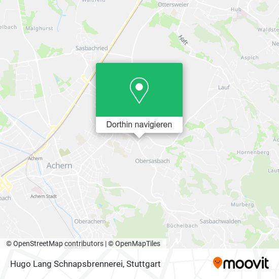 Hugo Lang Schnapsbrennerei Karte