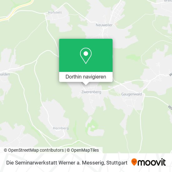 Die Seminarwerkstatt Werner a. Messerig Karte