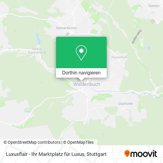 Luxusflair - Ihr Marktplatz für Luxus Karte