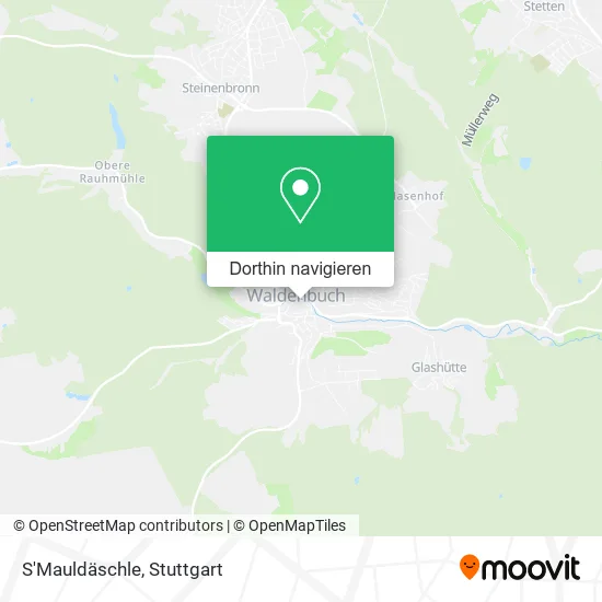 S'Mauldäschle Karte
