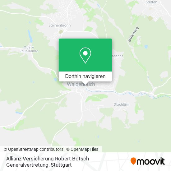 Allianz Versicherung Robert Botsch Generalvertretung Karte