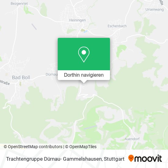 Trachtengruppe Dürnau- Gammelshausen Karte