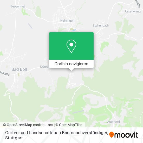 Garten- und Landschaftsbau Baumsachverständiger Karte