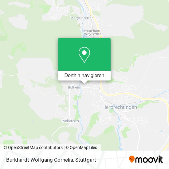 Burkhardt Wolfgang Cornelia Karte