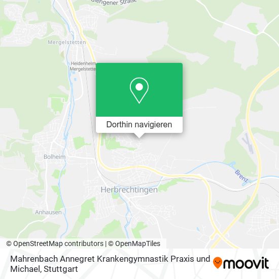 Mahrenbach Annegret Krankengymnastik Praxis und Michael Karte