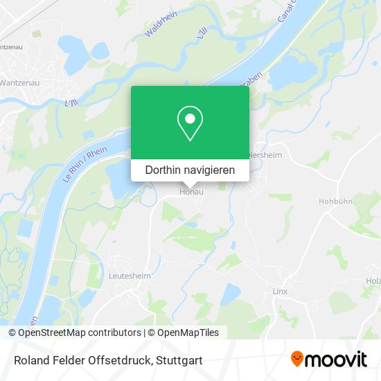 Roland Felder Offsetdruck Karte