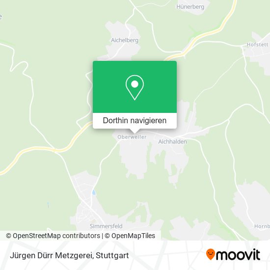 Jürgen Dürr Metzgerei Karte
