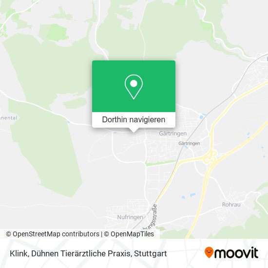 Klink, Dühnen Tierärztliche Praxis Karte