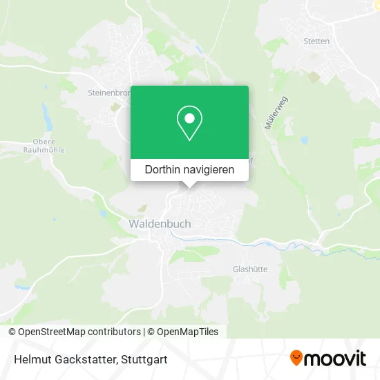 Helmut Gackstatter Karte