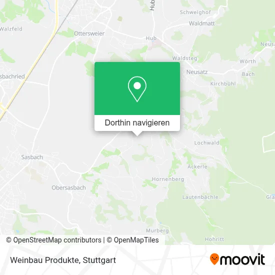 Weinbau Produkte Karte