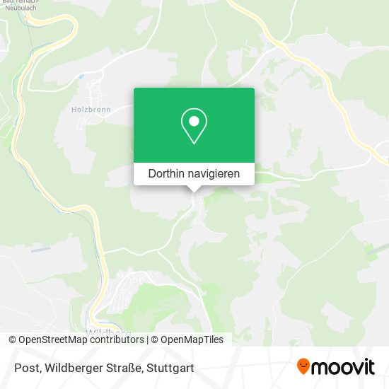 Post, Wildberger Straße Karte