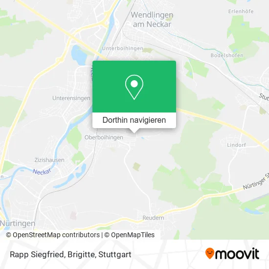 Rapp Siegfried, Brigitte Karte