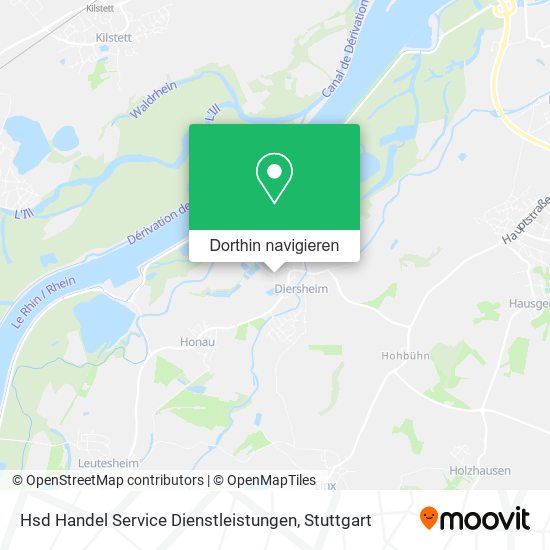Hsd Handel Service Dienstleistungen Karte