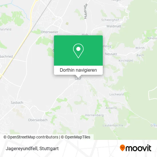 Jagereyundfell Karte