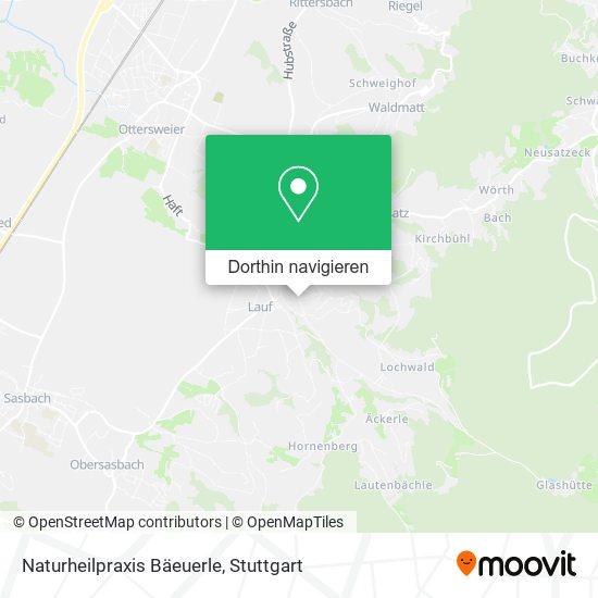 Naturheilpraxis Bäeuerle Karte