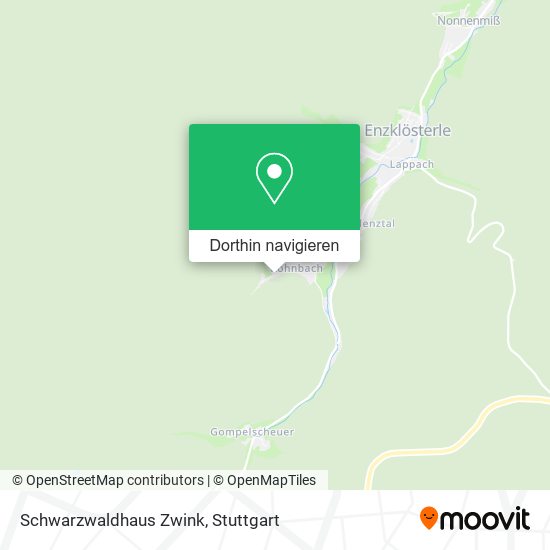 Schwarzwaldhaus Zwink Karte