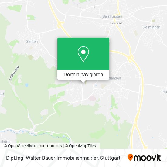 Dipl.Ing. Walter Bauer Immobilienmakler Karte