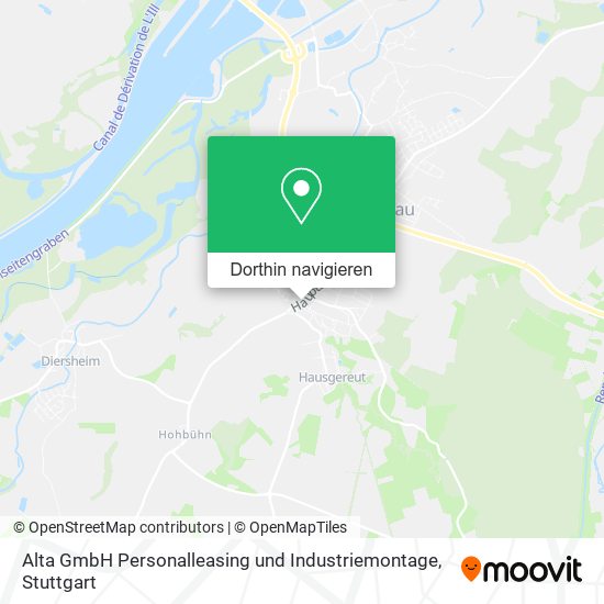 Alta GmbH Personalleasing und Industriemontage Karte