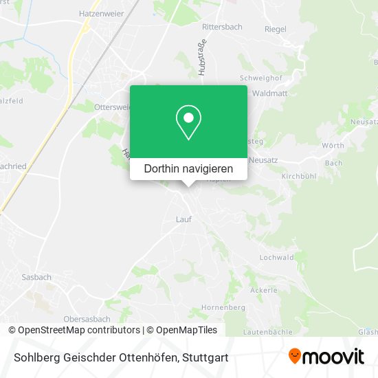 Sohlberg Geischder Ottenhöfen Karte