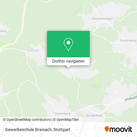 Gewerbeschule Breisach Karte