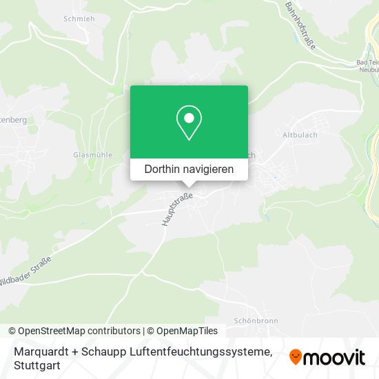 Marquardt + Schaupp Luftentfeuchtungssysteme Karte