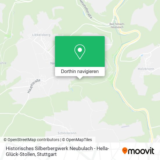 Historisches Silberbergwerk Neubulach - Hella-Glück-Stollen Karte