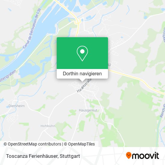 Toscanza Ferienhäuser Karte
