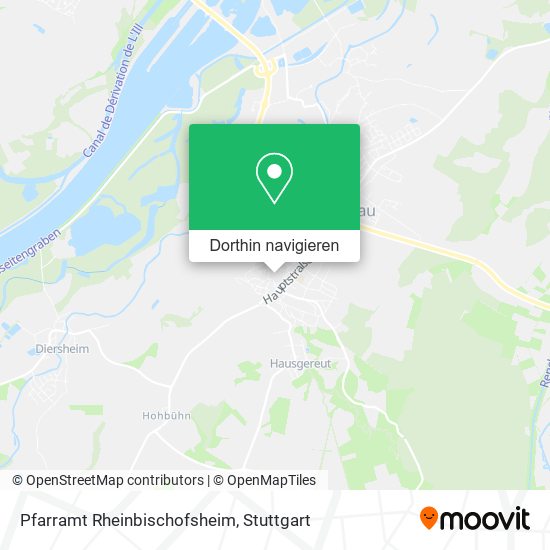 Pfarramt Rheinbischofsheim Karte