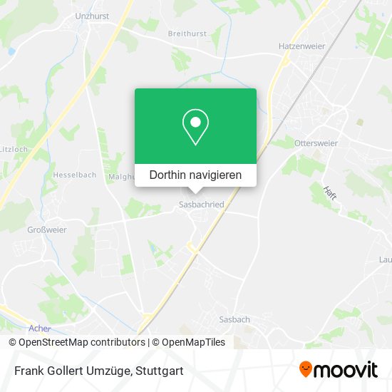 Frank Gollert Umzüge Karte