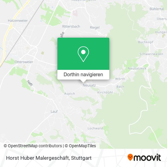Horst Huber Malergeschäft Karte