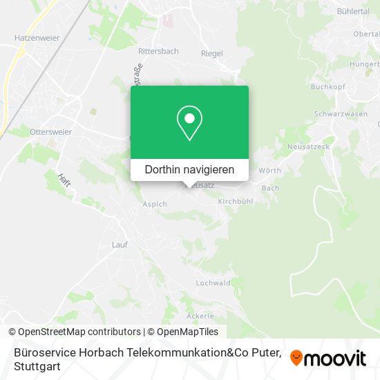 Büroservice Horbach Telekommunkation&Co Puter Karte