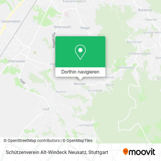 Schützenverein Alt-Windeck Neusatz Karte