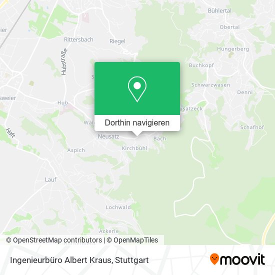 Ingenieurbüro Albert Kraus Karte
