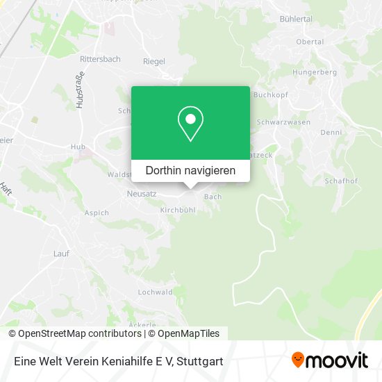 Eine Welt Verein Keniahilfe E V Karte