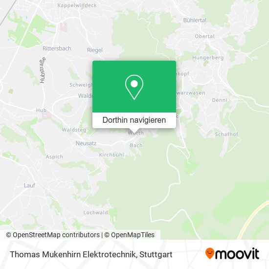 Thomas Mukenhirn Elektrotechnik Karte
