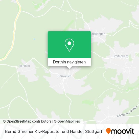 Bernd Gmeiner Kfz-Reparatur und Handel Karte