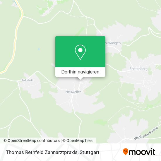 Thomas Rethfeld Zahnarztpraxis Karte