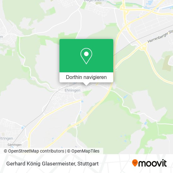 Gerhard König Glasermeister Karte