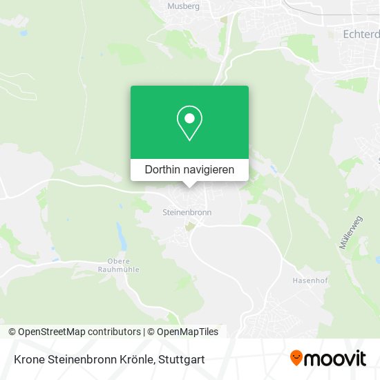 Krone Steinenbronn Krönle Karte