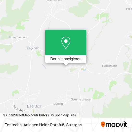 Tontechn. Anlagen Heinz Rothfuß Karte