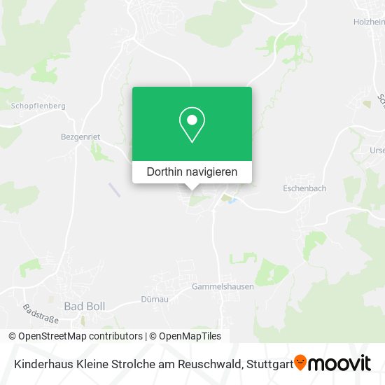Kinderhaus Kleine Strolche am Reuschwald Karte