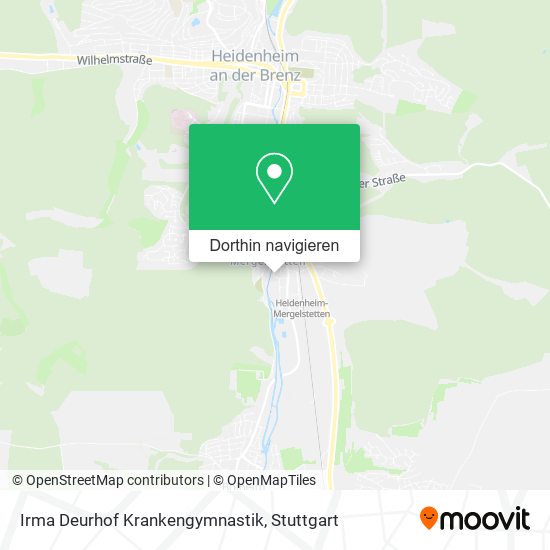 Irma Deurhof Krankengymnastik Karte