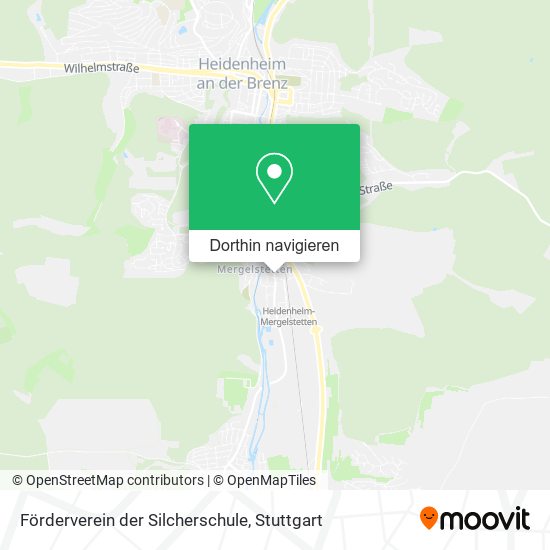Förderverein der Silcherschule Karte