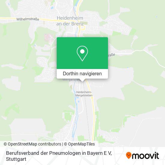 Berufsverband der Pneumologen in Bayern E V Karte