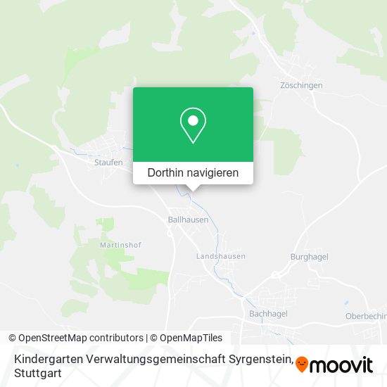 Kindergarten Verwaltungsgemeinschaft Syrgenstein Karte