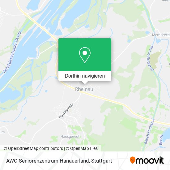 AWO Seniorenzentrum Hanauerland Karte