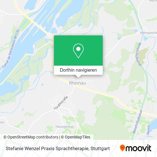 Stefanie Wenzel Praxis Sprachtherapie Karte