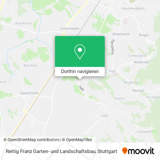 Rettig Franz Garten- und Landschaftsbau Karte