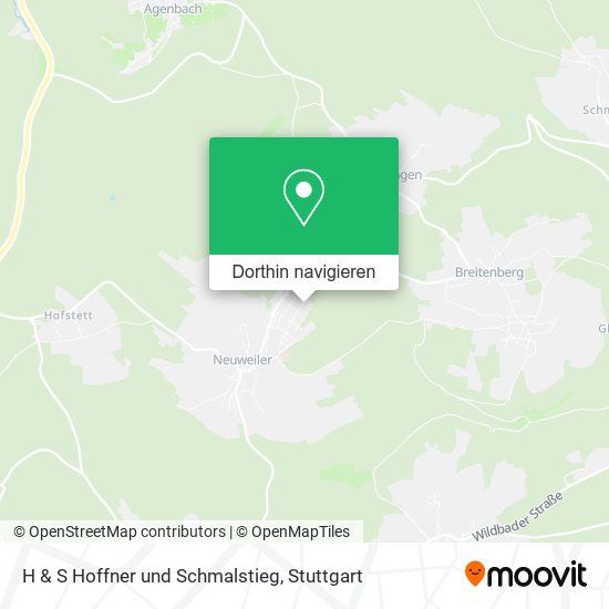 H & S Hoffner und Schmalstieg Karte