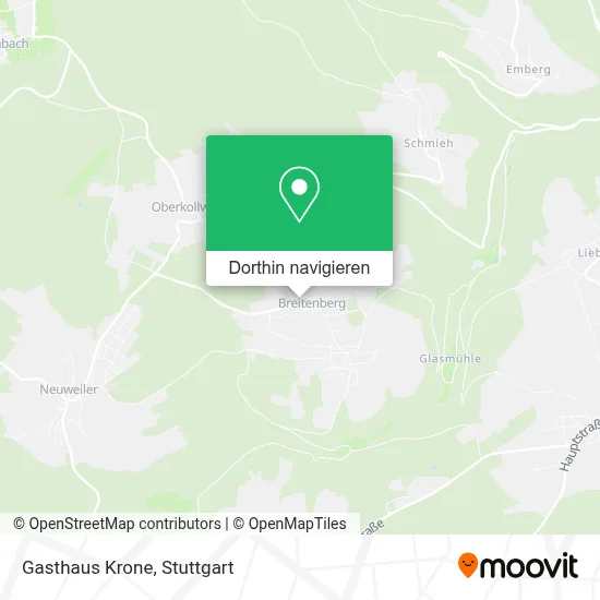 Gasthaus Krone Karte